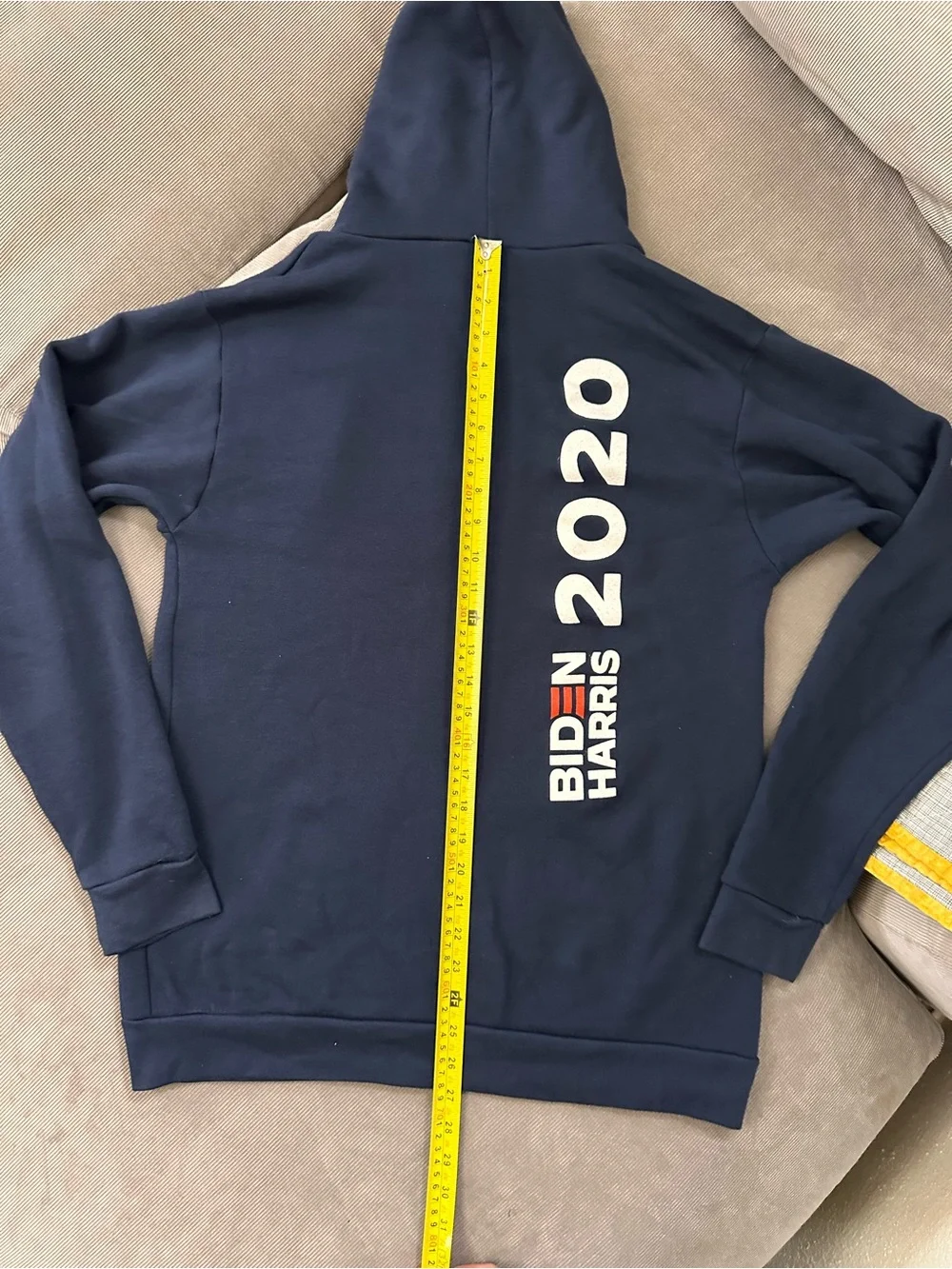 Rare Joe Biden & Kamala Harris 2020 Authentic Campaign Full Zip Hoodie Size L
